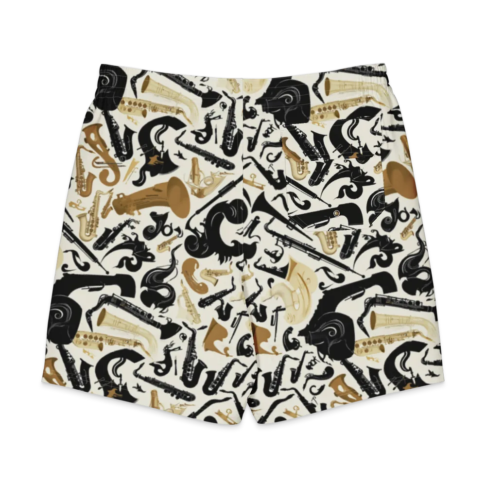 Brass Noir on Men's Board Shorts — Back