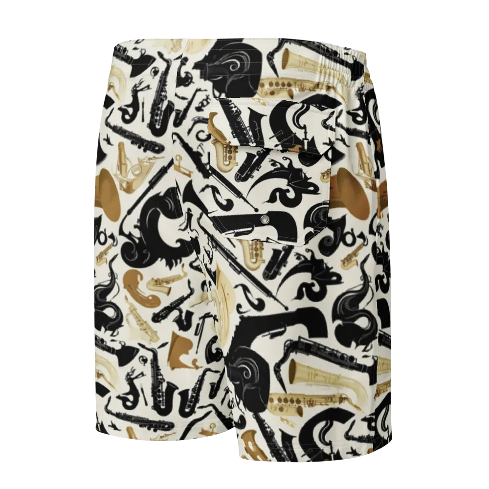 Brass Noir on Men's Board Shorts — Back