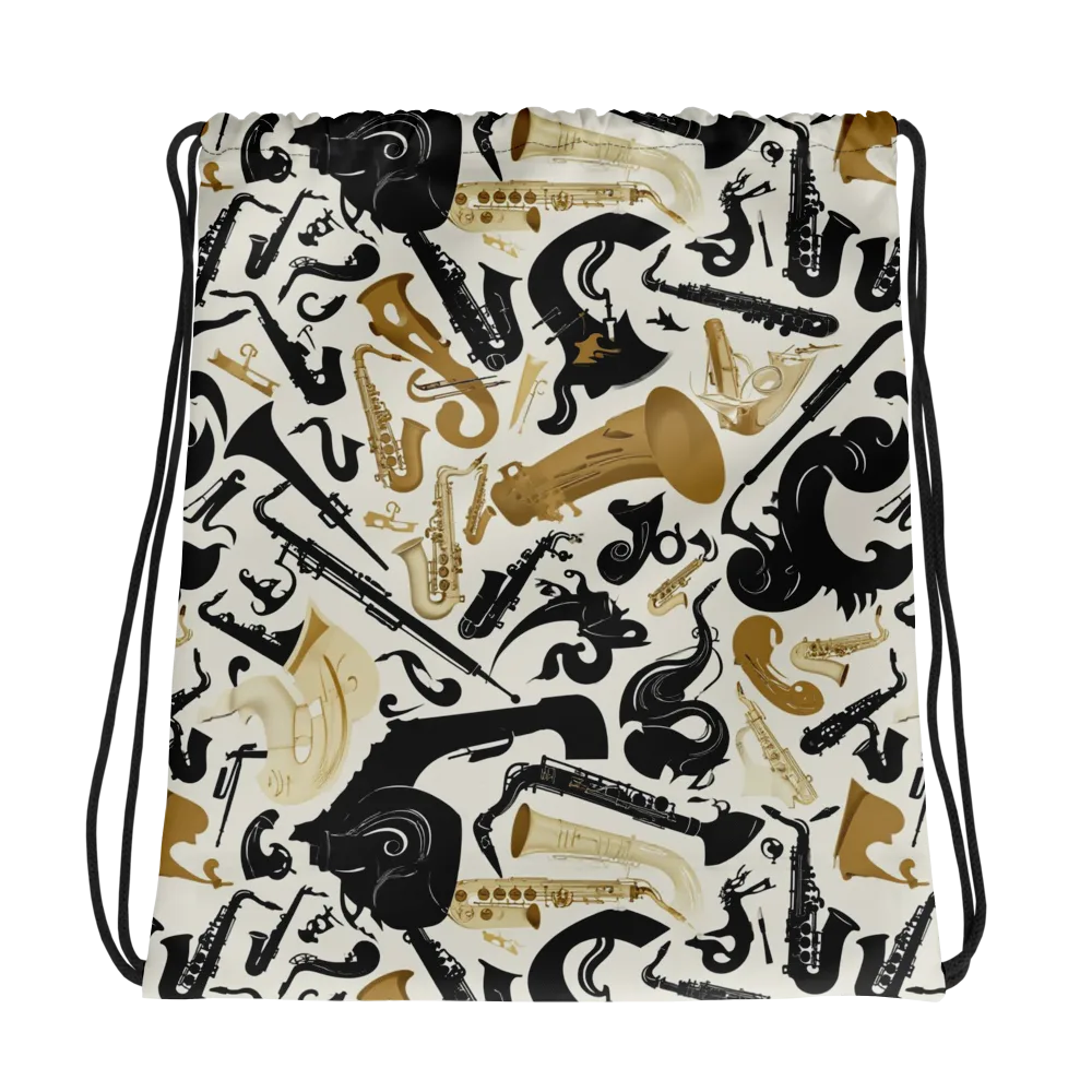 Brass Noir on Drawstring Bag — Photo