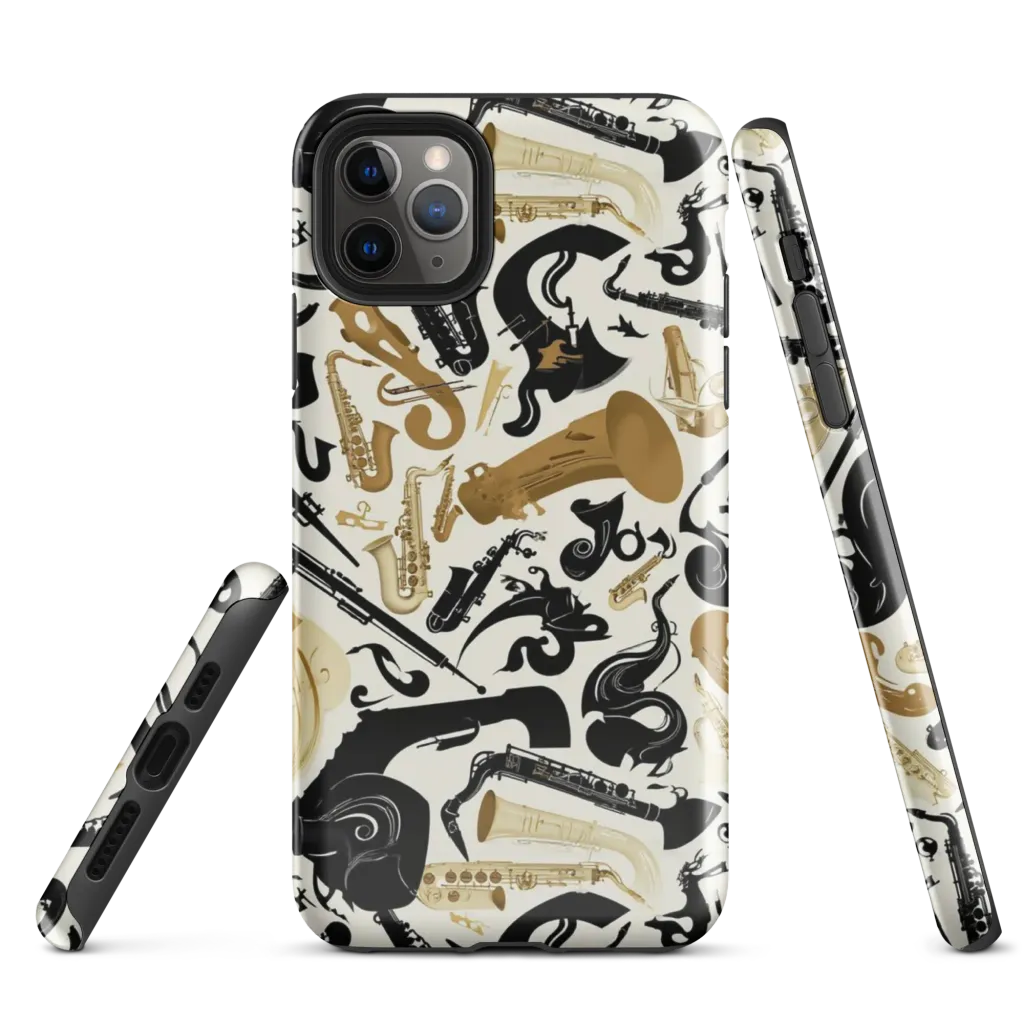 Brass Noir on Tough Case for iPhone® — Front