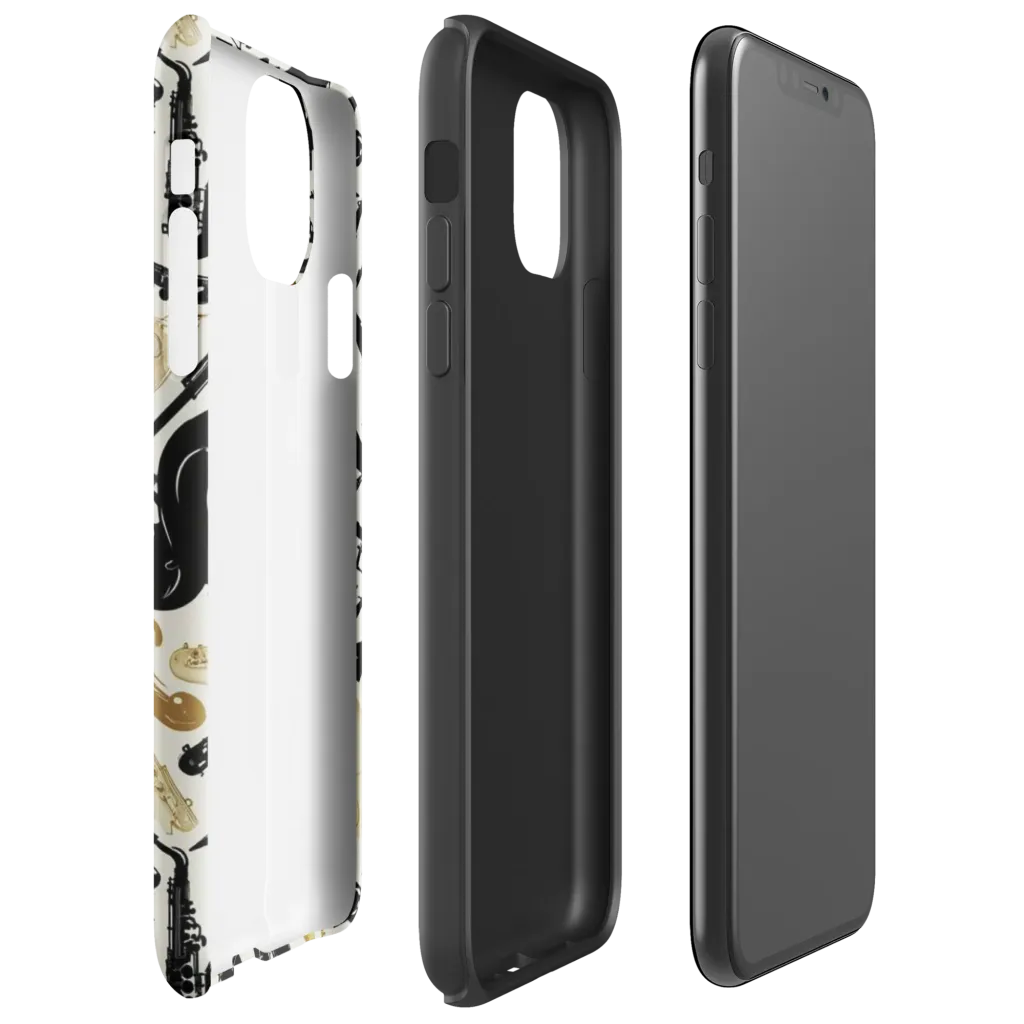 Brass Noir on Tough Case for iPhone® — Right