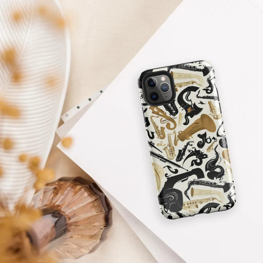 Brass Noir on Tough Case for iPhone® — Front