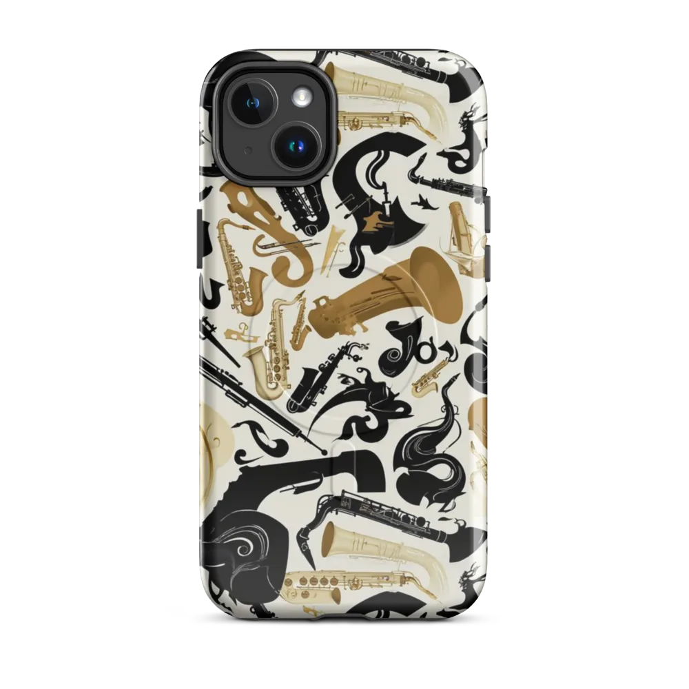 Brass Noir on MagSafe Tough Case for iPhone® — Front
