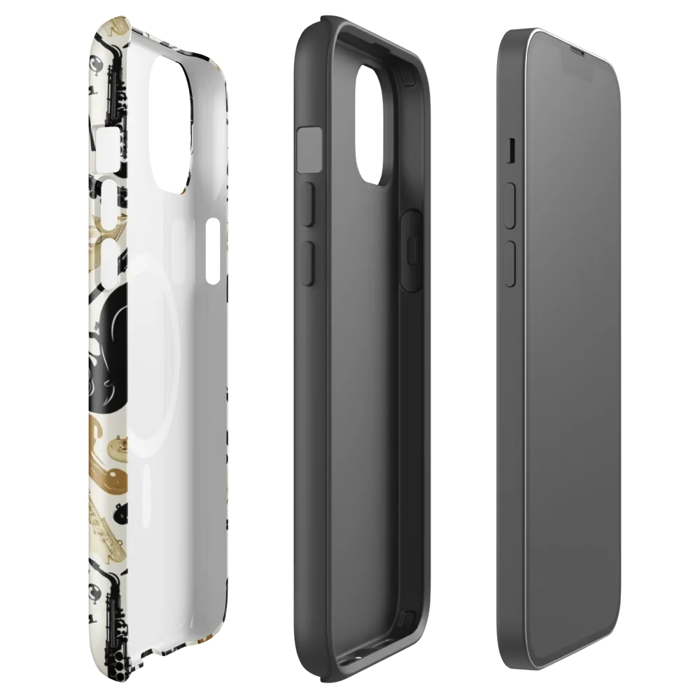 Brass Noir on MagSafe Tough Case for iPhone® — Front