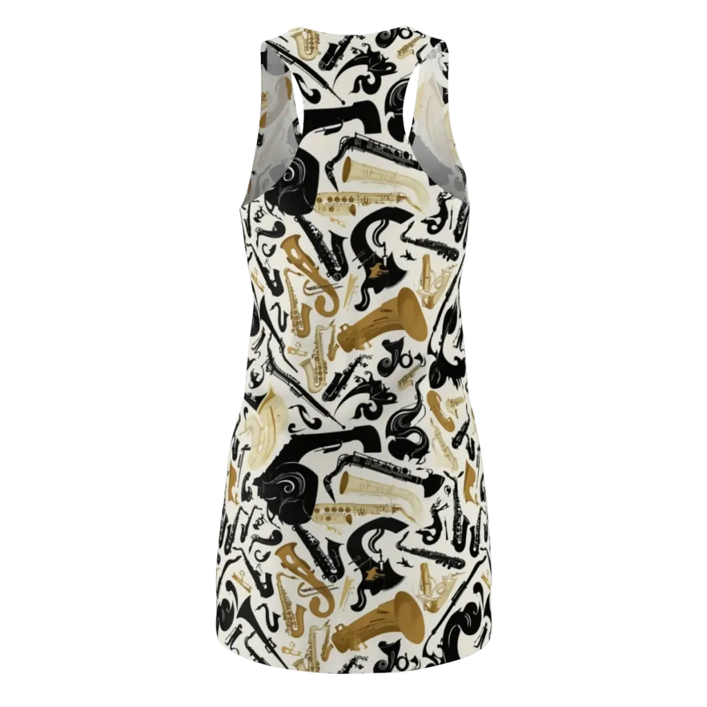 Brass Noir on Racerback Dress — Back