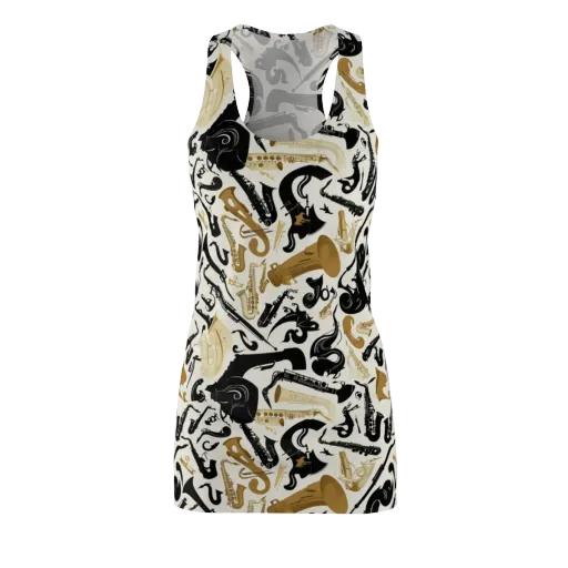 Brass Noir on a Racerback Dress