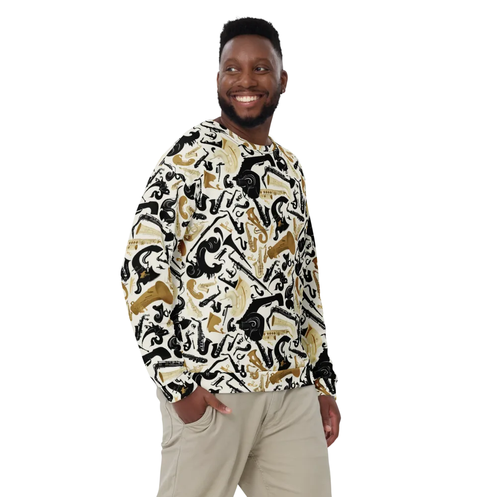 Brass Noir on Sweatshirt — Front