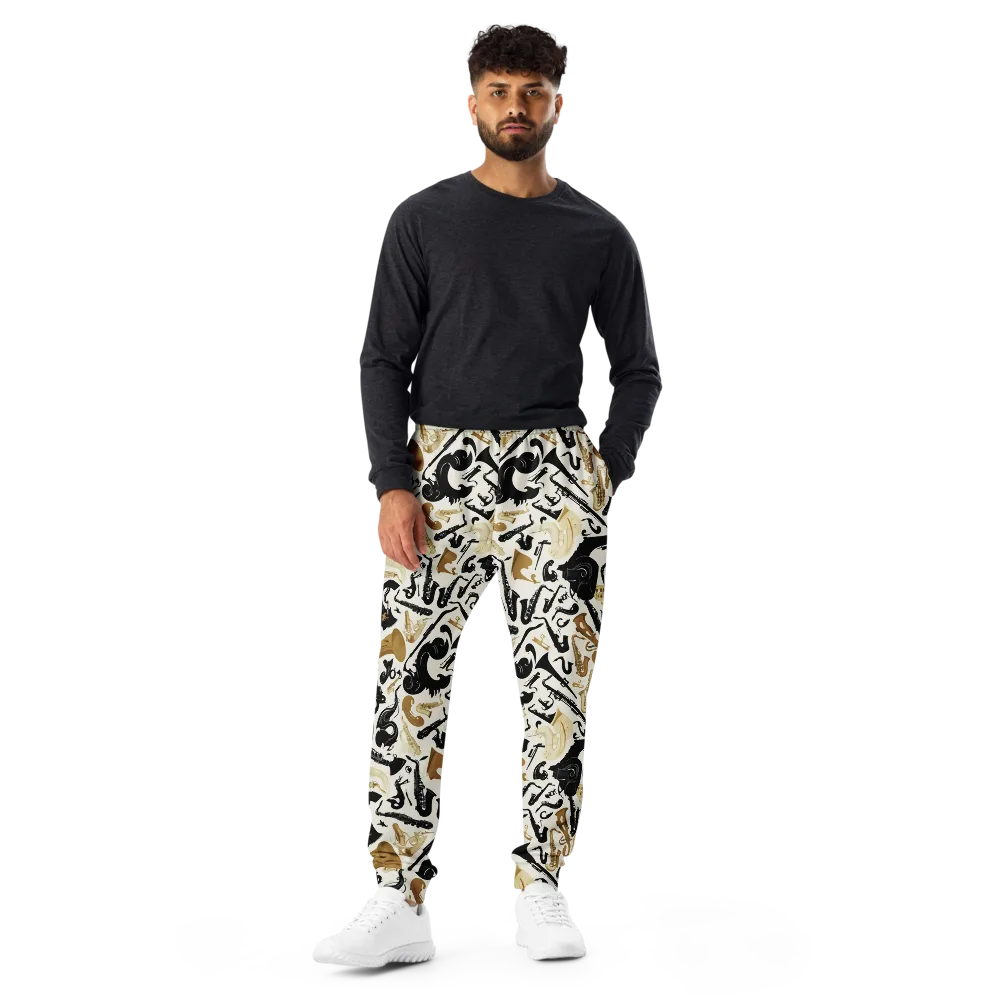 Brass Noir on Men's Joggers — Front