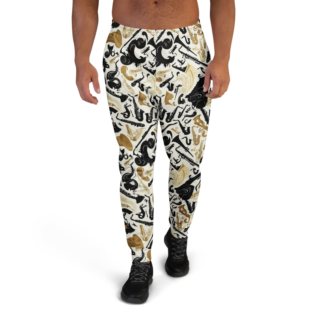 Brass Noir on Men's Joggers — Front