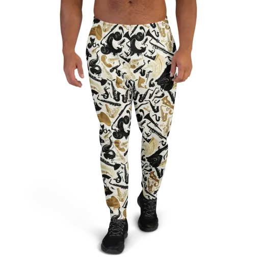 Brass Noir on a Men's Joggers
