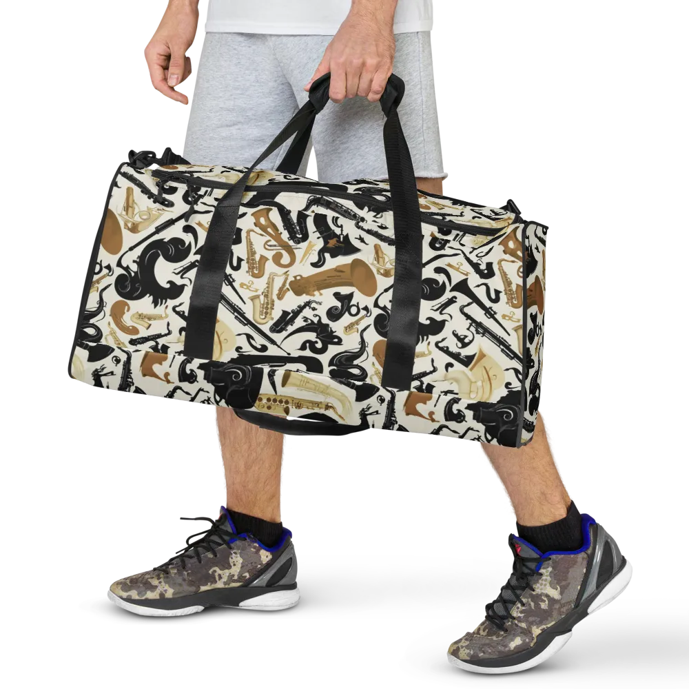 Brass Noir on Duffle Bag — Front
