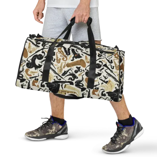 Brass Noir on a Duffle Bag