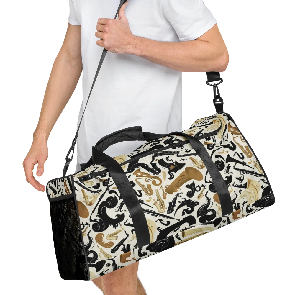 Brass Noir on Duffle Bag — Right Front