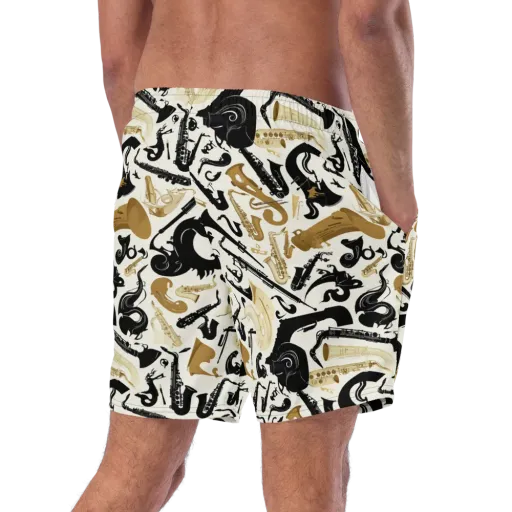 Brass Noir on a Swim Trunks