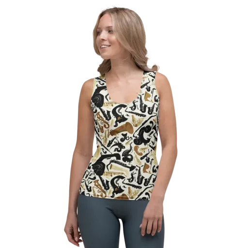 Brass Noir on a Women's Tank Top