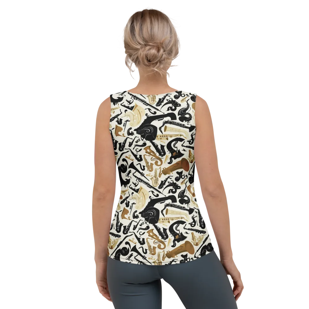 Brass Noir on Women's Tank Top — Back