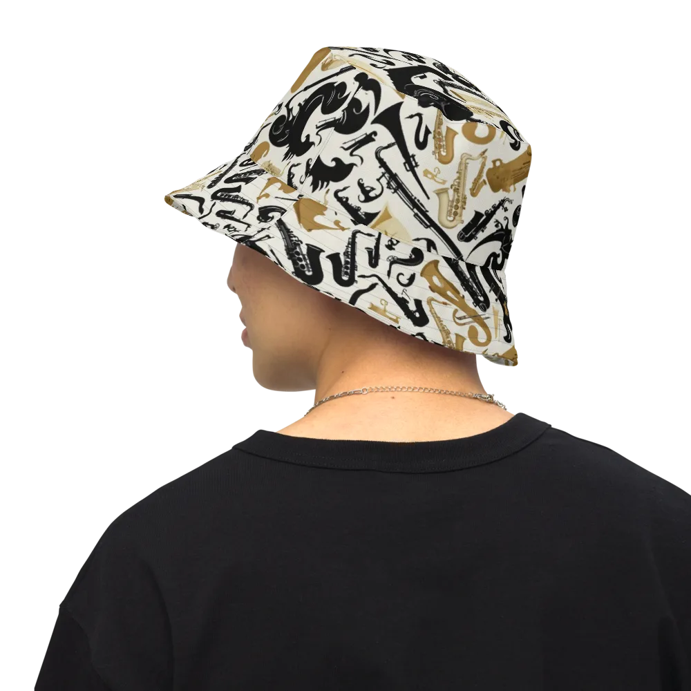 Brass Noir on Reversible Bucket Hat — Back Inside