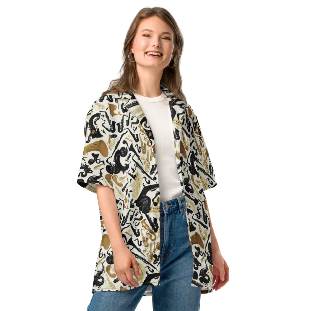 Brass Noir on Button Shirt — Front
