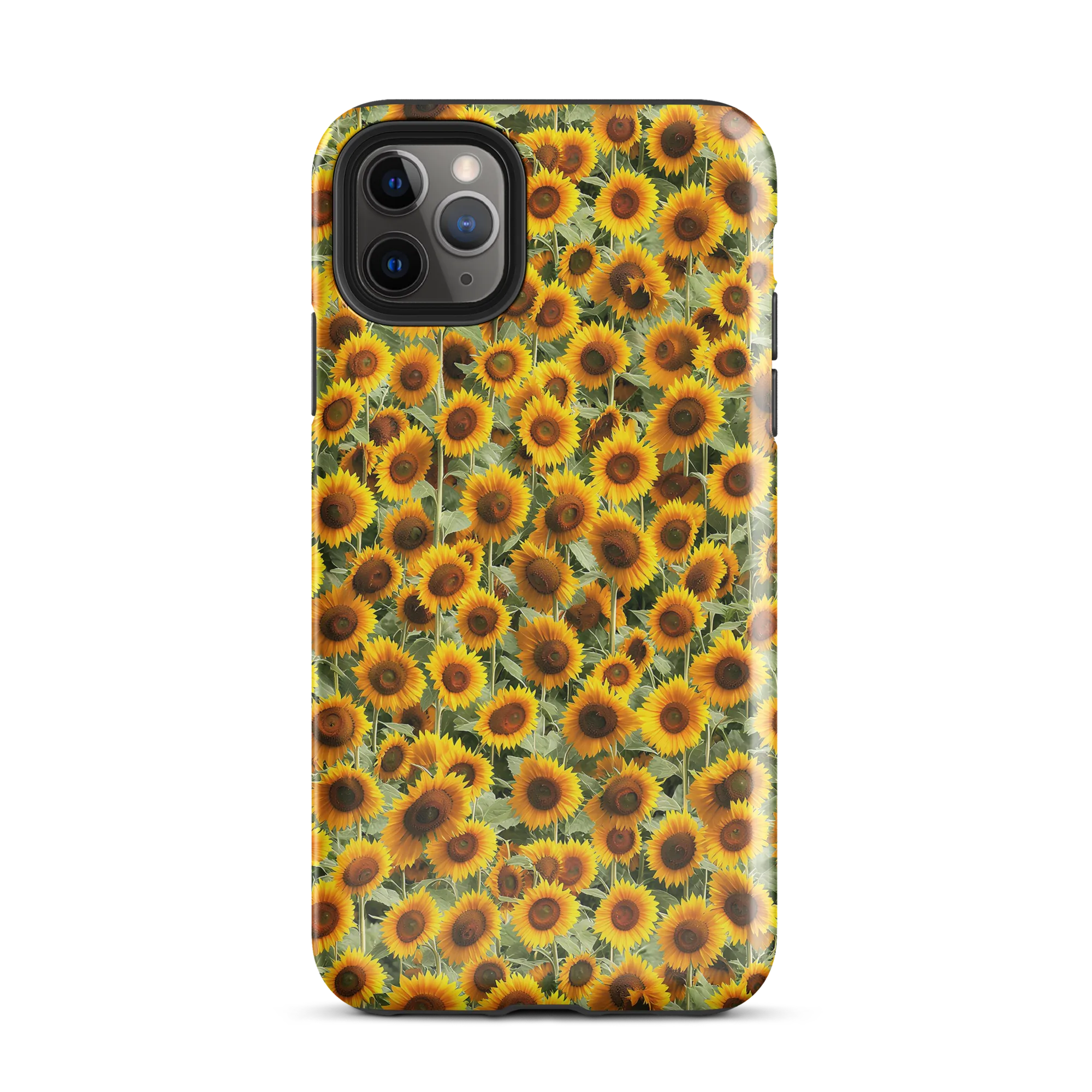 Golden Sunflower Meadow on Tough Case for iPhone® — Front