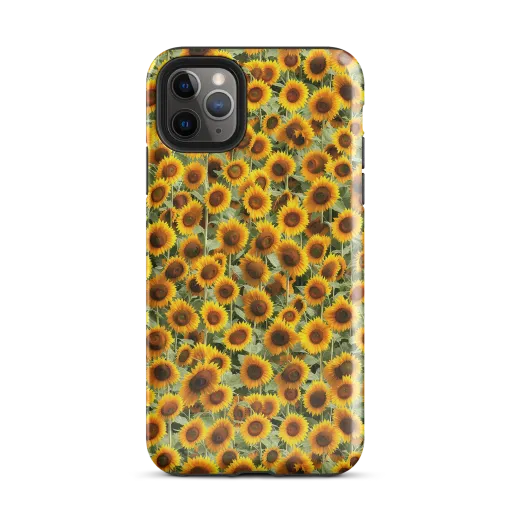 Golden Sunflower Meadow on a Tough Case for iPhone®