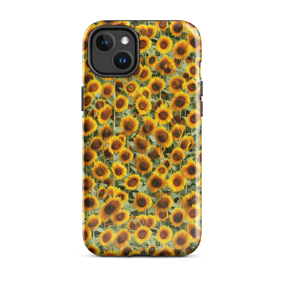 Golden Sunflower Meadow on MagSafe Tough Case for iPhone® — Front
