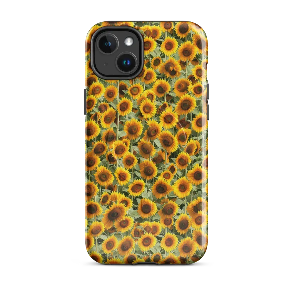 Golden Sunflower Meadow on MagSafe Tough Case for iPhone® — Front