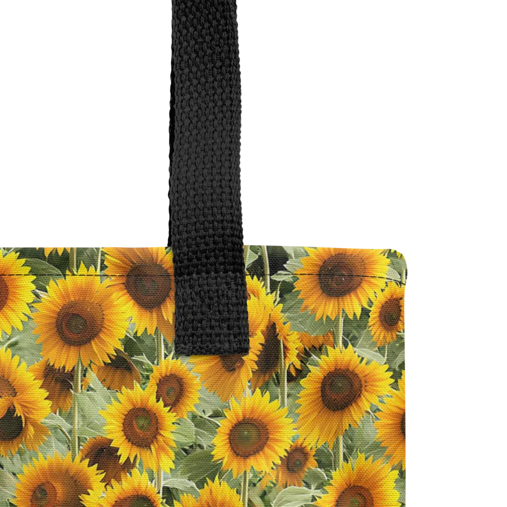Golden Sunflower Meadow on Tote Bag — Product details