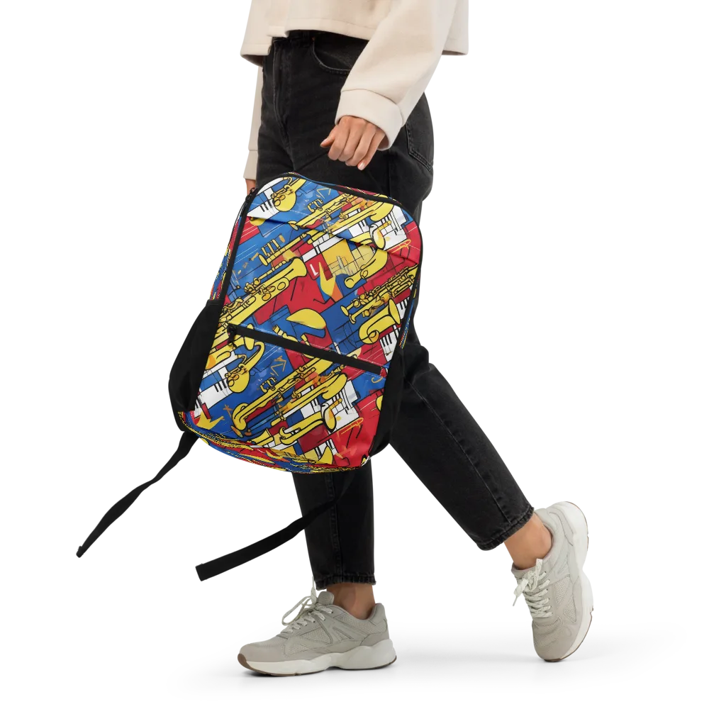 Sonic Geometry on Utility Backpack — Front