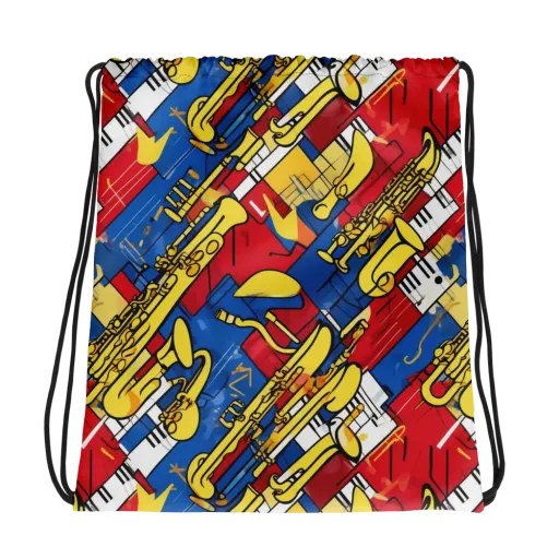 Sonic Geometry on a Drawstring Bag