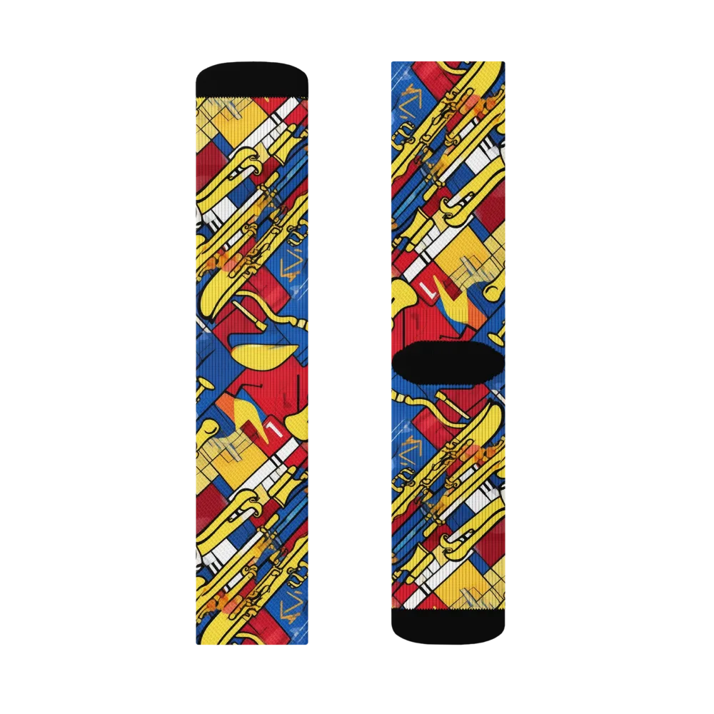 Sonic Geometry on Socks — Right Sock