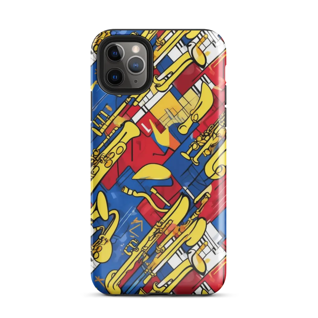 Sonic Geometry on Tough Case for iPhone® — Front