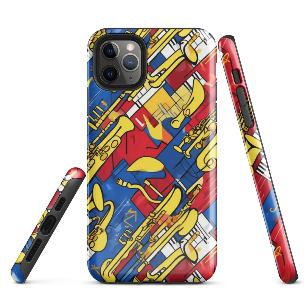 Sonic Geometry on Tough Case for iPhone® — Front