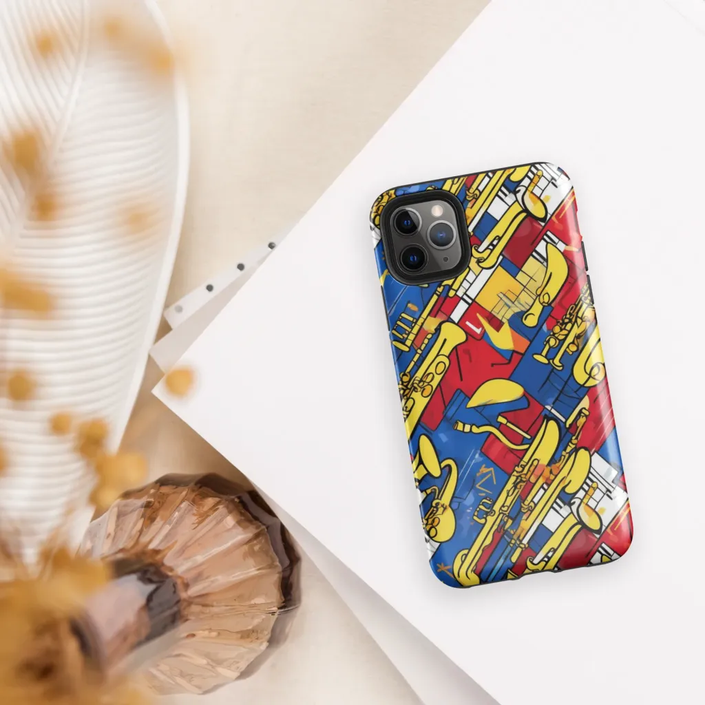 Sonic Geometry on Tough Case for iPhone® — Front