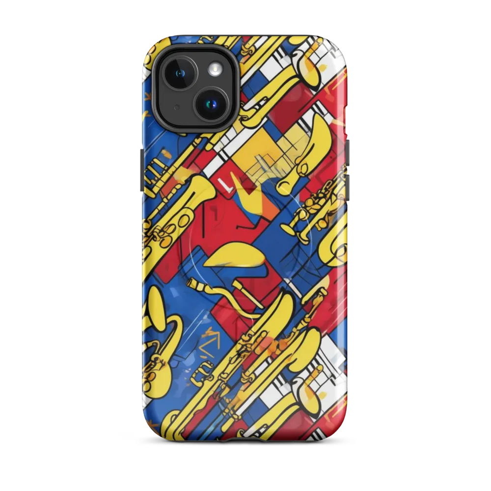 Sonic Geometry on MagSafe Tough Case for iPhone® — Front