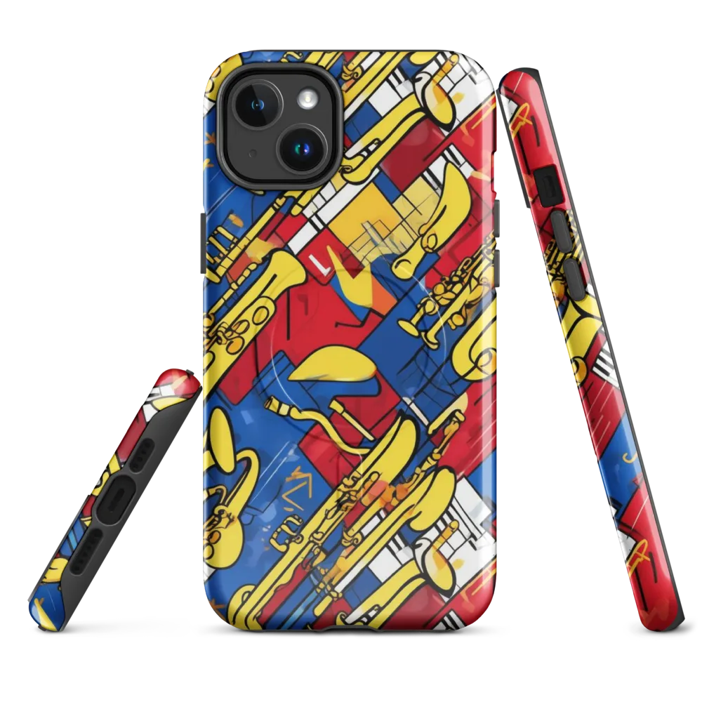 Sonic Geometry on MagSafe Tough Case for iPhone® — Front
