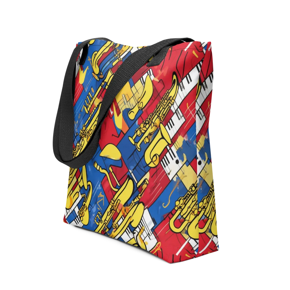 Sonic Geometry on Tote Bag — Front