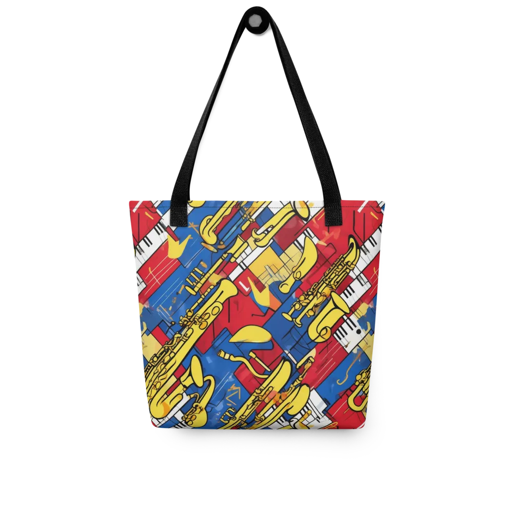 Sonic Geometry on Tote Bag — Front
