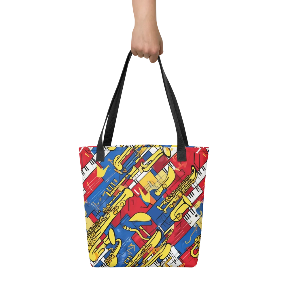 Sonic Geometry on Tote Bag — Front