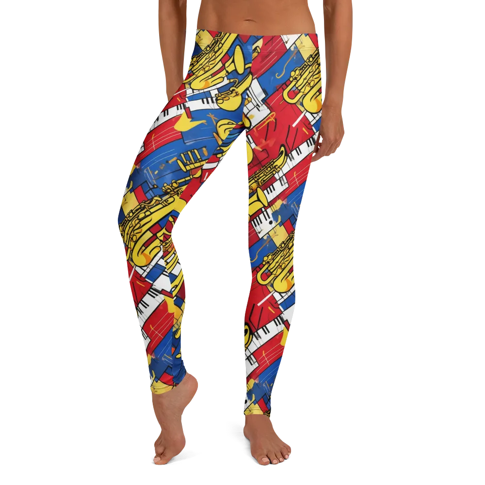Sonic Geometry on Leggings — Front