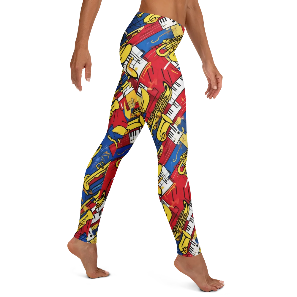 Sonic Geometry on Leggings — Right