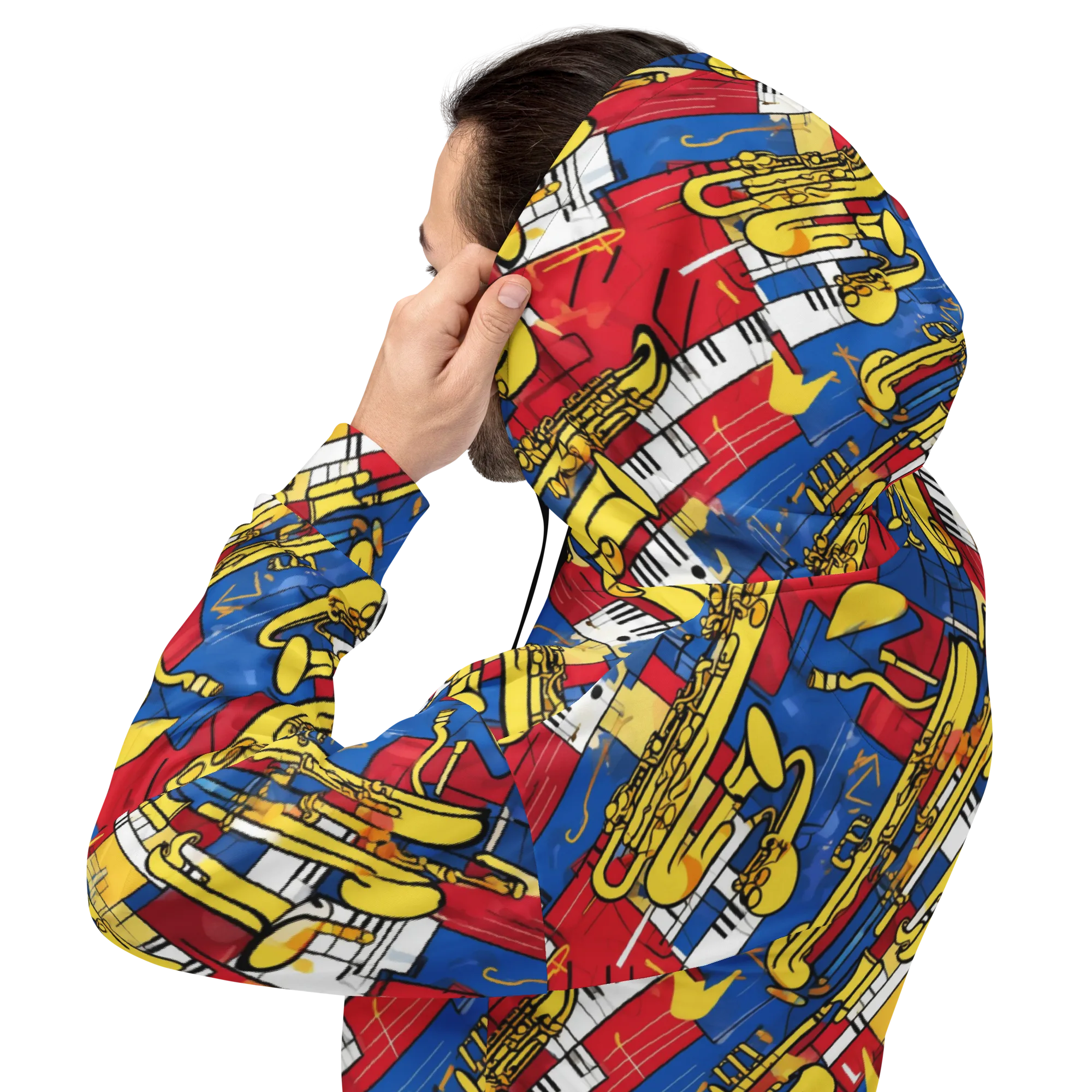 Sonic Geometry on Hoodie — Back