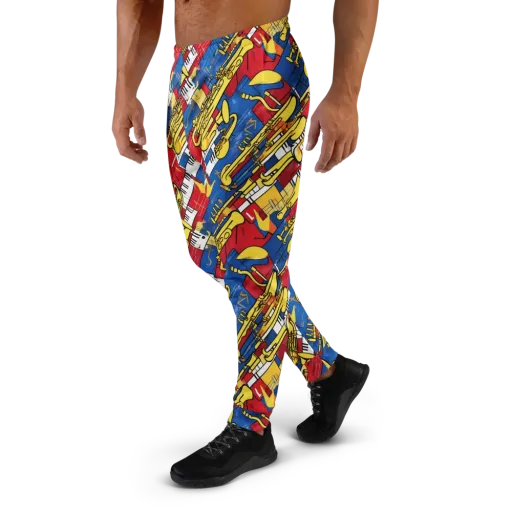 Sonic Geometry on a Men's Joggers
