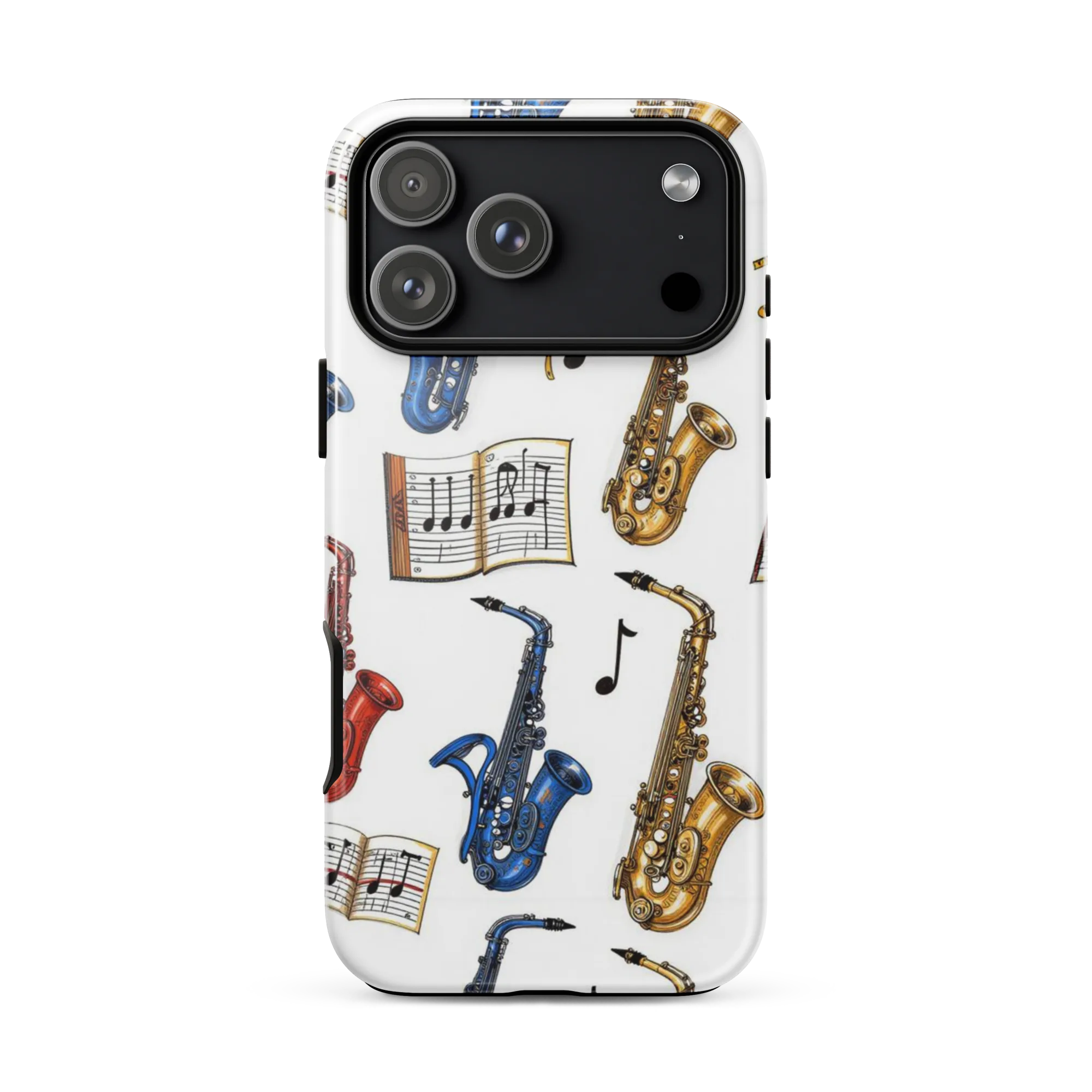 Saxophone Serenade on Tough Case for iPhone® — Front