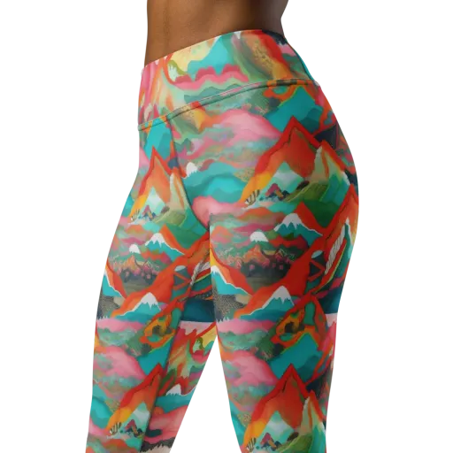 Chromatic Summits on a Yoga Leggings