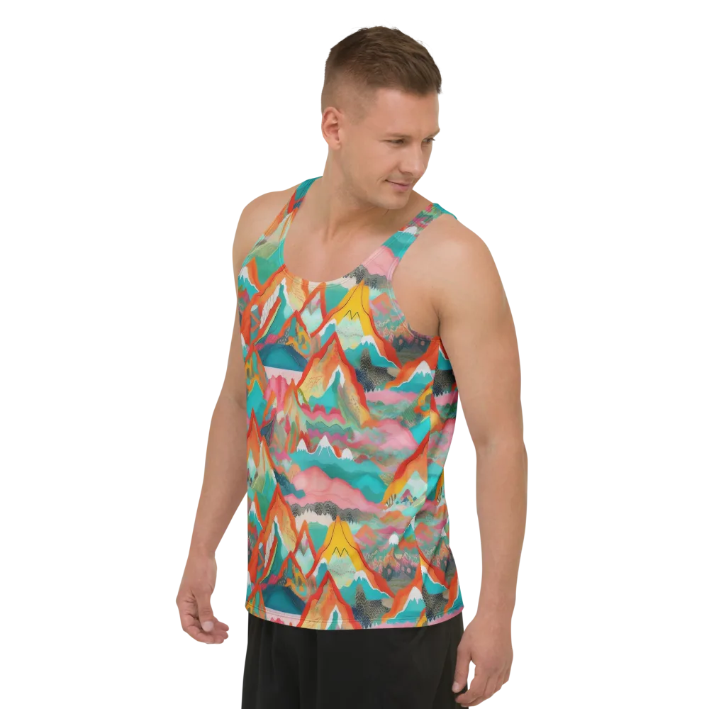 Chromatic Summits on Men's Tank Top — Left Front