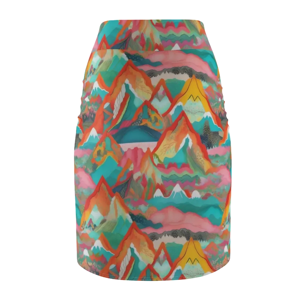 Chromatic Summits on Pencil Skirt — Back