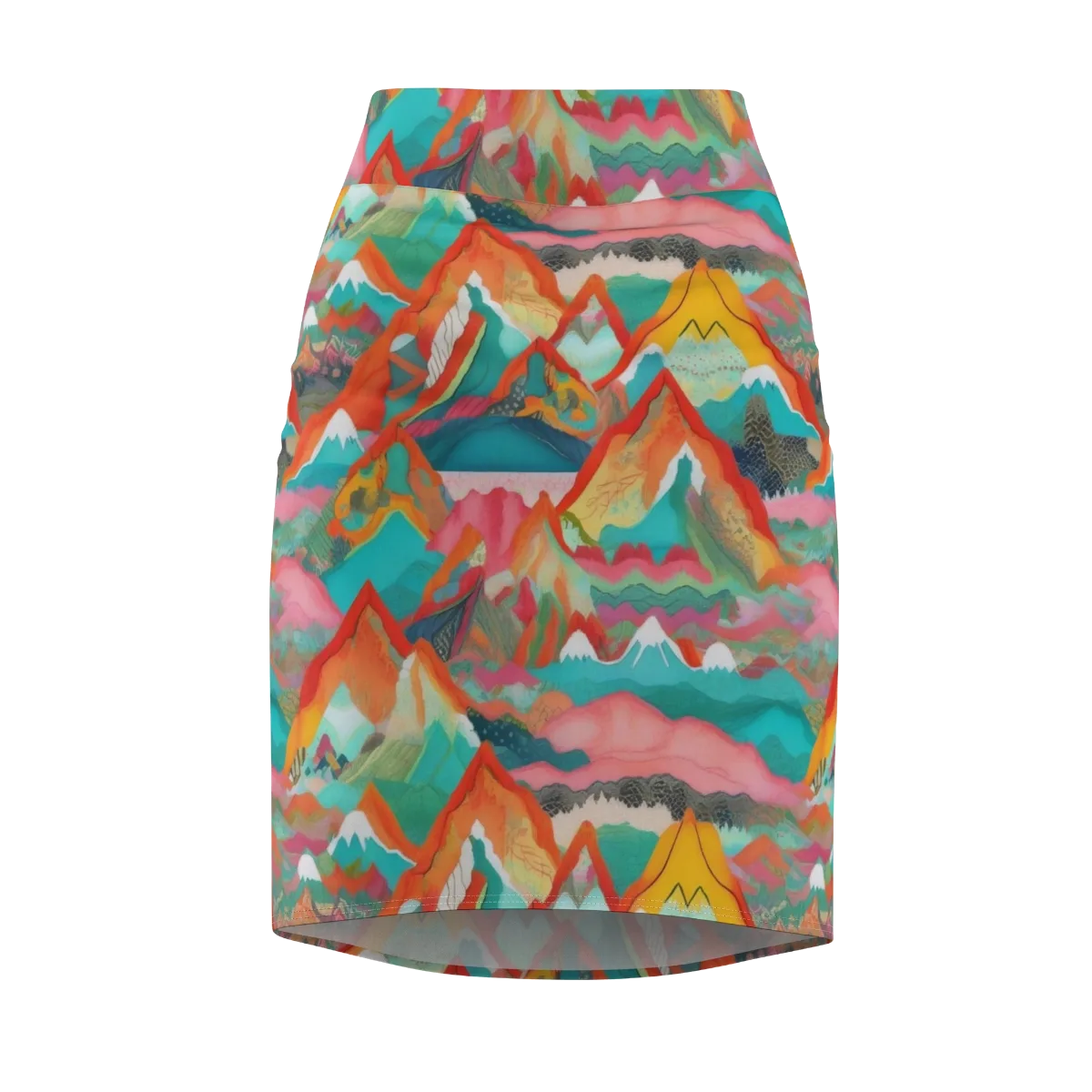 Chromatic Summits on Pencil Skirt — Front