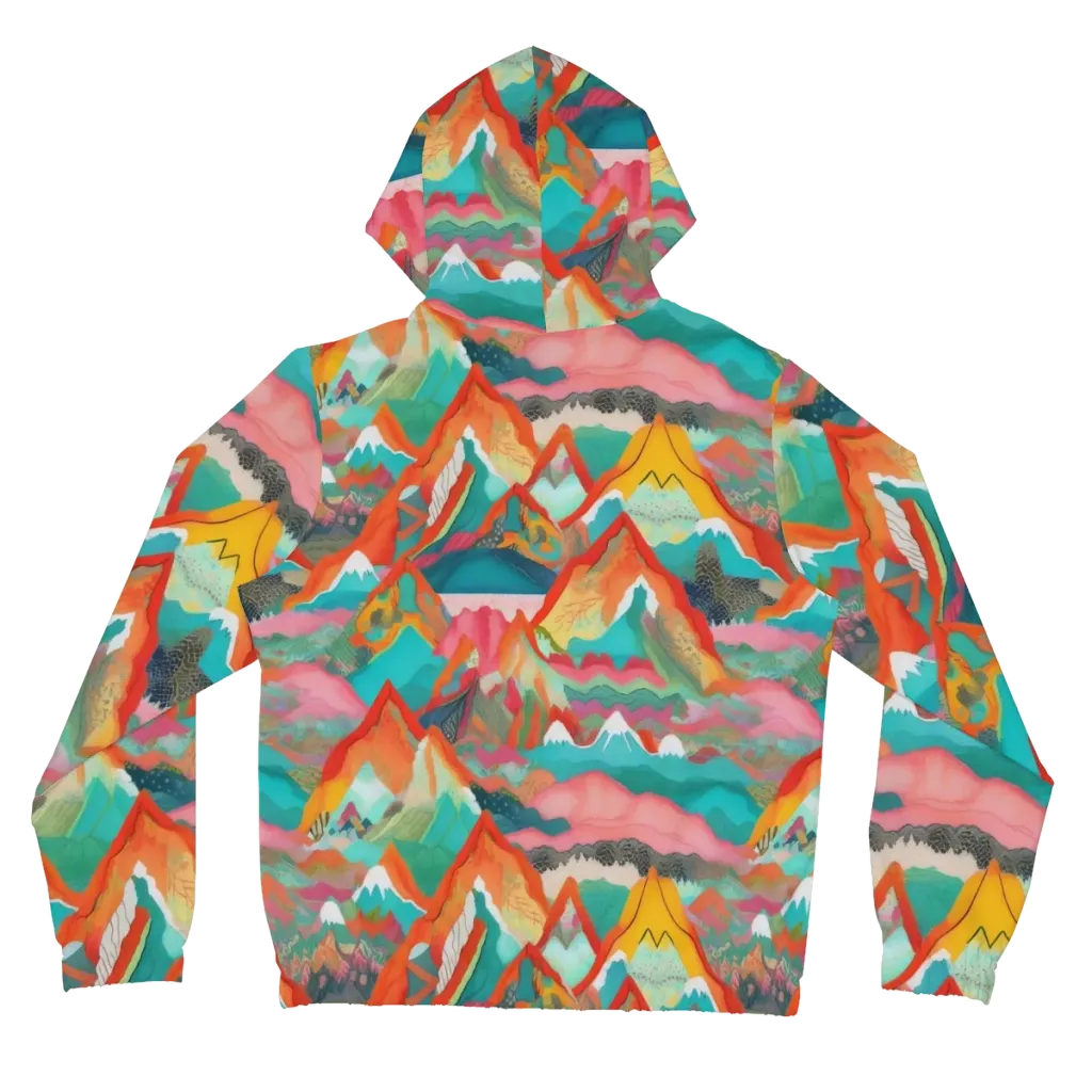 Chromatic Summits on Women's Full-Zip Hoodie — Back