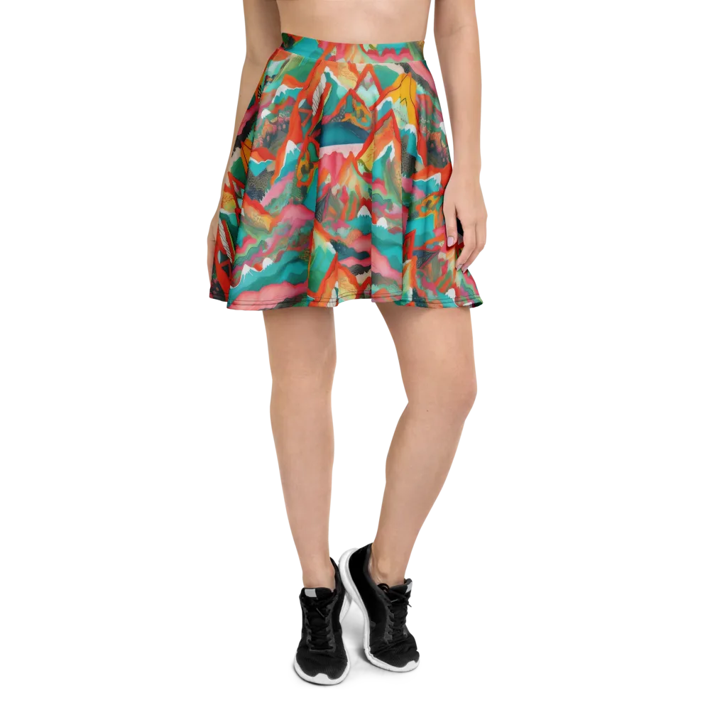 Chromatic Summits on Skater Skirt — Front