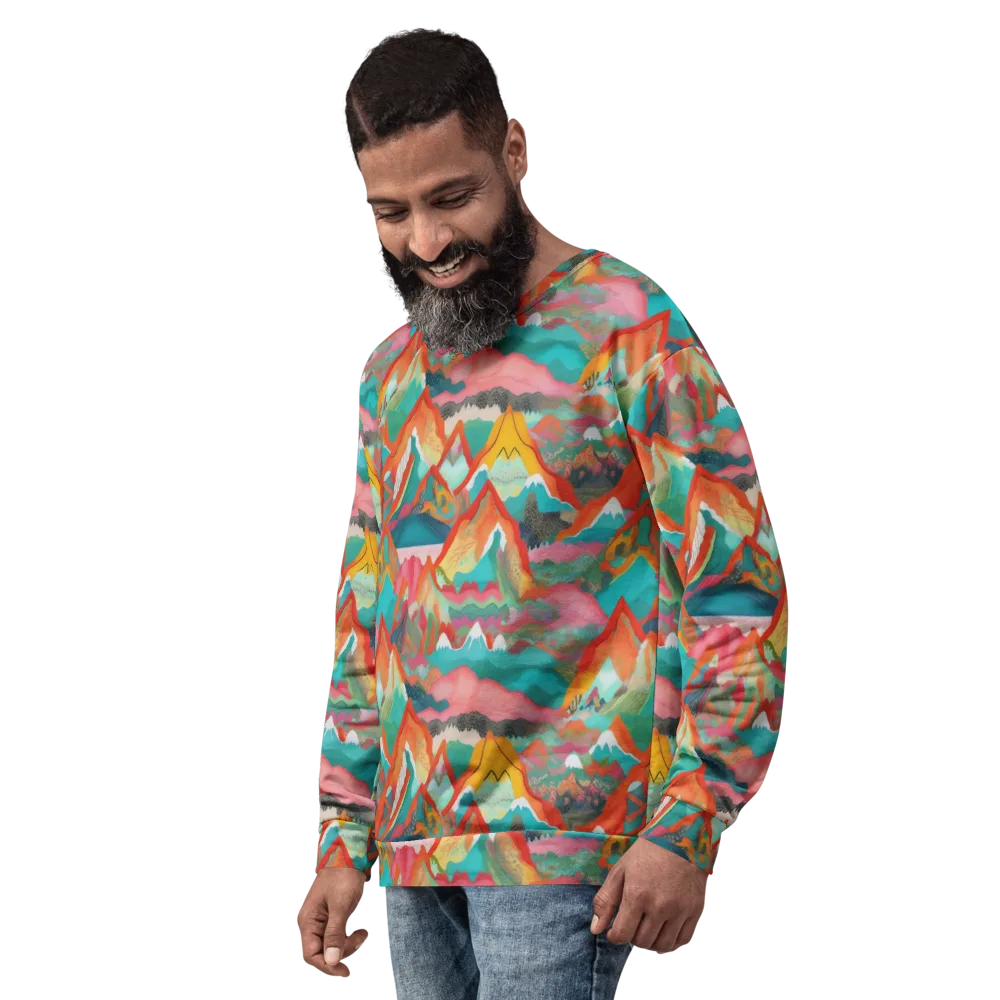 Chromatic Summits on Sweatshirt — Left Front